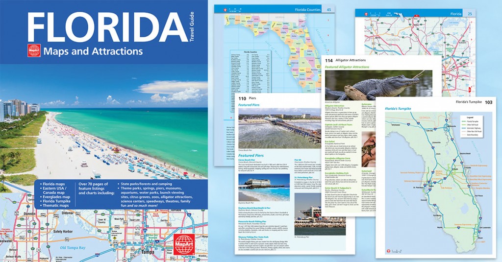 MapArt Launches new Travel Guide Line with Florida Maps and Attractions