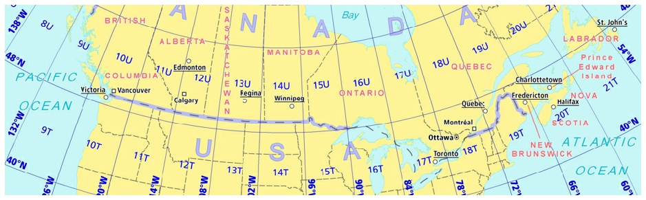 utm zones map